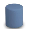 POUF CIRCOLARE DIAM. 42 ALT. 46 CM - VIOLA - ECOPELLE IGNIFUGA