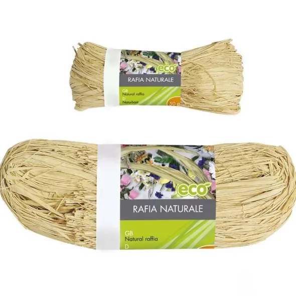 Rafia naturale bobina gr 50