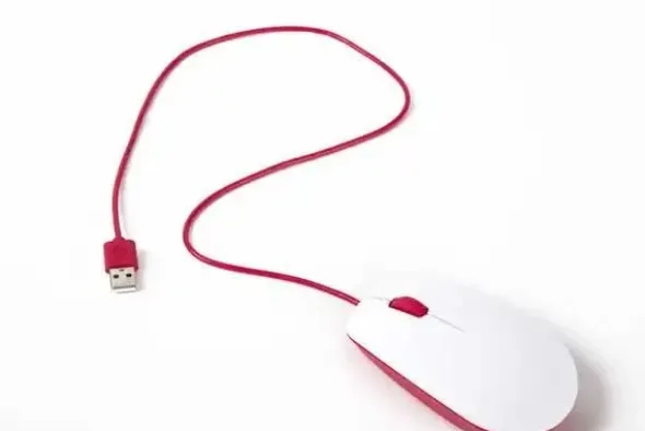 Raspberry Pi Mouse - Bianco/rosso