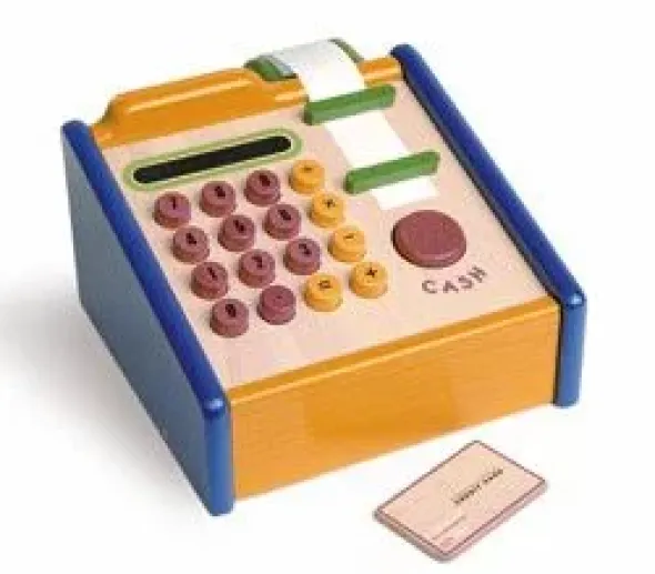 Registratore di cassa in legno