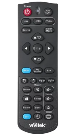 Remote Control per Vivitek DH765Z-UST/DW763Z-UST/DS262/DX263/DW265//DH268/DX281-ST/DW282-S
