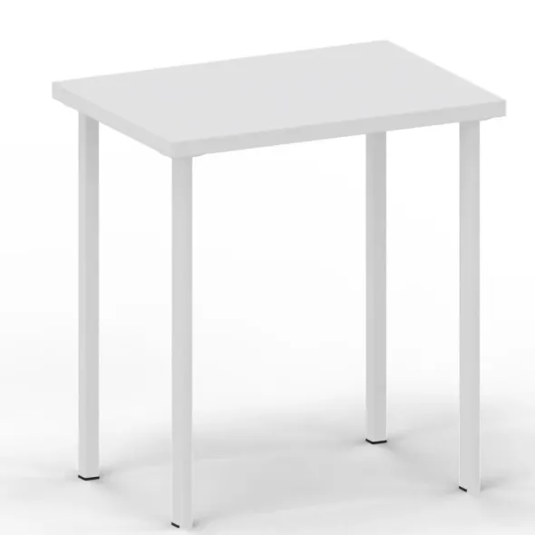 Rettangolo mini - tavolo rettangolare color Latte - 70x50x76H cm