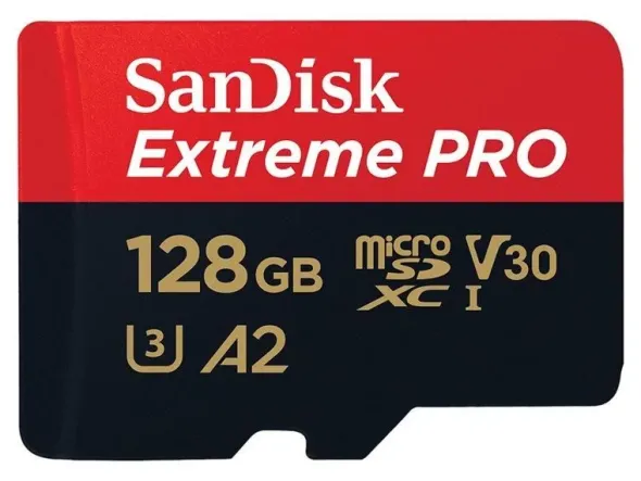 SanDisk Extreme Pro - MicroSDXC 128 gb (adattatore SD incluso)