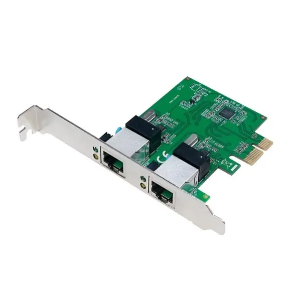 Scheda di rete 2 porte Gigabit PCI Express