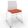 Sedia da riunione 51,5x53x44H ARANCIONE