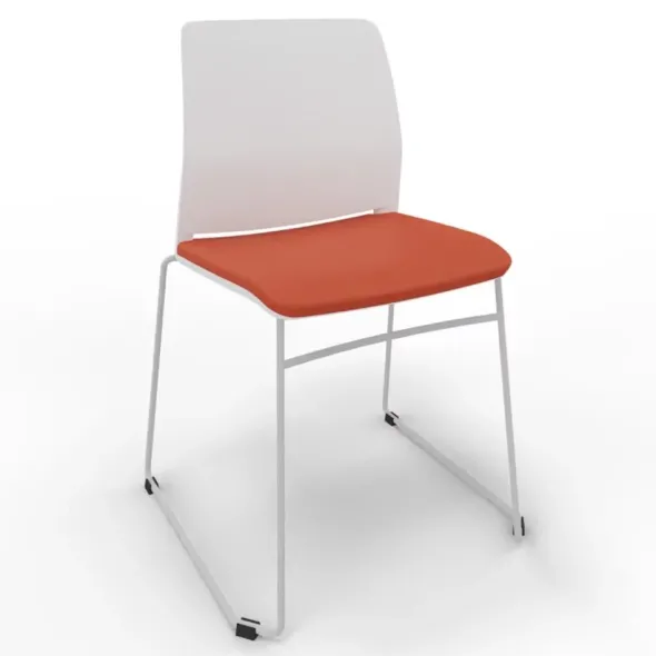 Sedia da riunione 51,5x53x44H ARANCIONE