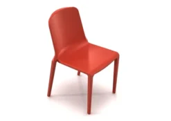 Sedia Hatton h 46cm - POPPY RED - usata