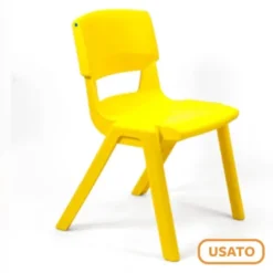 Sedia Postura Plus H26 cm - Giallo limone - USATO