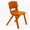 Sedia Postura Plus H35 cm - Mandarino Frizzante
