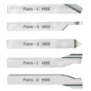 Serie 5 utensili 8 x 8 per PD 230/E e PD 250/E