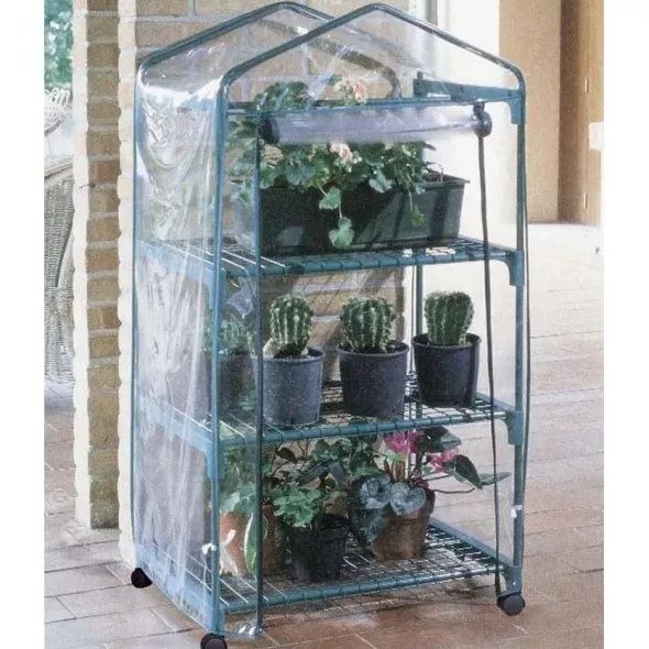 Serra Azalea a 3 ripiani 70x50x131H cm, telo incluso