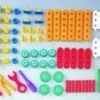 Set costruzioni plasto-meccano