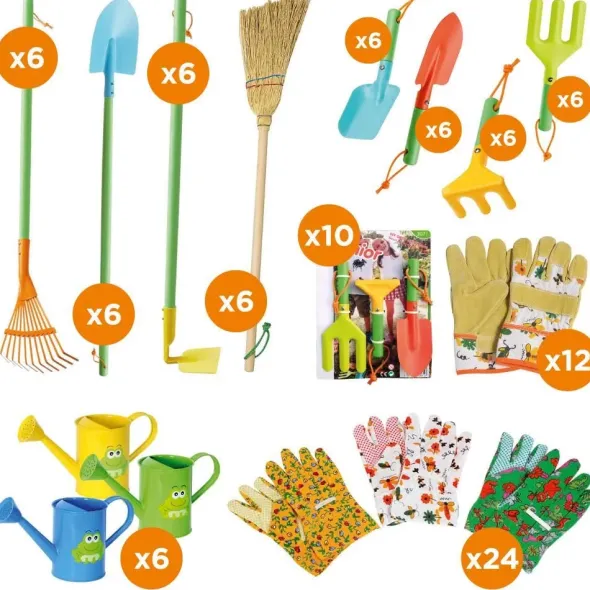 Set per la classe strumenti giardino