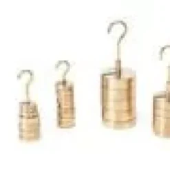 Set pesi a fessura 5 x 100 g