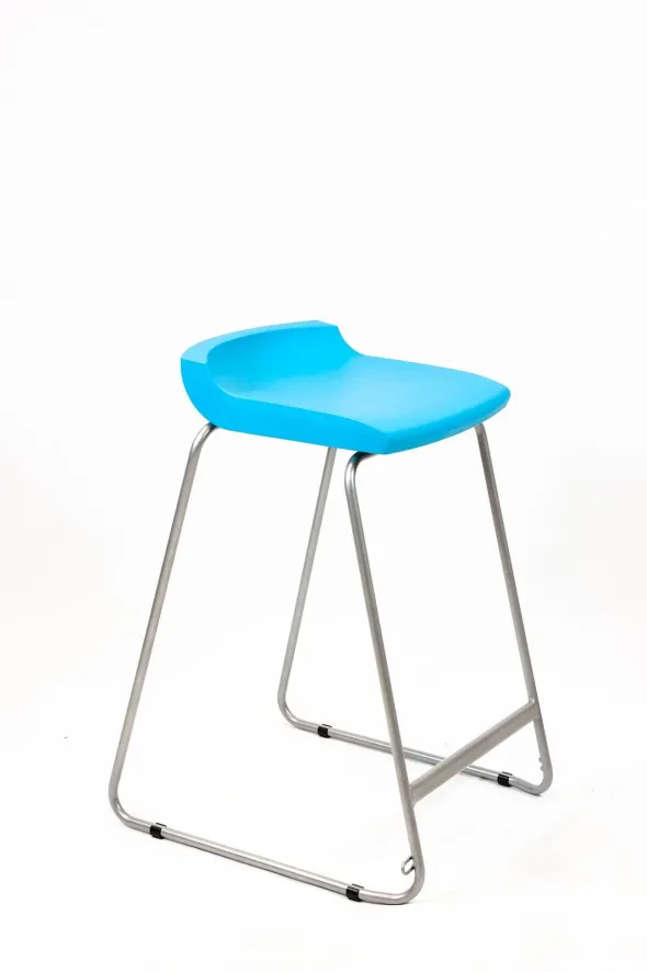 Sgabello Postura H68 cm - AQUA BLUE