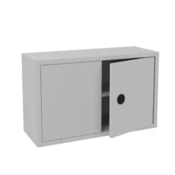 Sopralzo porte battenti, 1 ripiano, cm 100x45x88h - GRIGIO