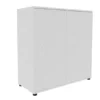 Spogliatoio con ante 100x42,6x102,8H cm 4 posti