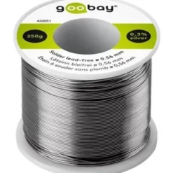 Stagno in Rotolo per Saldatura diam. 0,56 mm 250gr