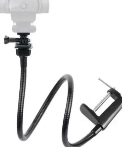 Supporto a collo d’oca con morsetto, per webcam Logitech Brio 4K, C925e, C922x, C922, C930