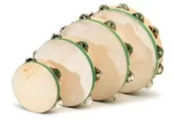Tamburello non regolabile 27 cm pelle