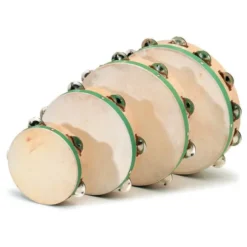 Tamburello non regolabile 21 cm pelle