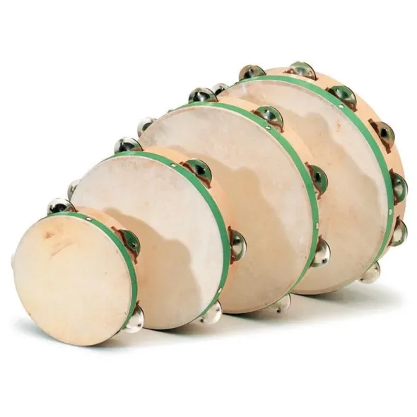 Tamburello non regolabile 21 cm pelle