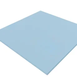 Tappeto quadrato 130X130X4H cm color cielo