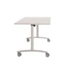 Tavolo ARCHIMEDE 80X80X74,8H cm bianco struttura grigia