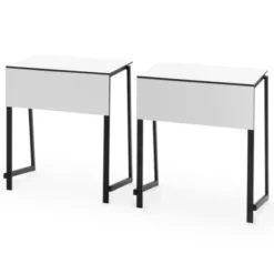 Tavolo BIO impilabile 70X50X76H - BIANCO struttura grigia