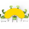 Tavolo collaborativo a ferro di cavallo 180x120x72h - CHROME YELLOW