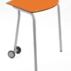 Tavolo componibile con ruote con angoli a 60° 72H - ORANGE