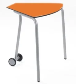 Tavolo componibile con ruote con angoli a 60° 72H - ORANGE