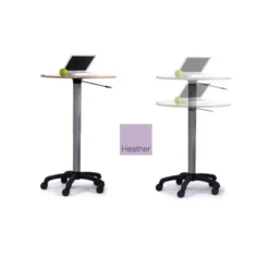 Tavolo insegnante seduto/in piedi v. HPL (SitStand Table) - Heather
