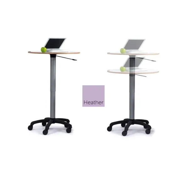 Tavolo insegnante seduto/in piedi v. HPL (SitStand Table) - Heather