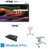 Tavolo Interattivo NovoTouch EK657i 65" 4k Android 14 e OPS Windows 11 Pro EDU con Mozaik