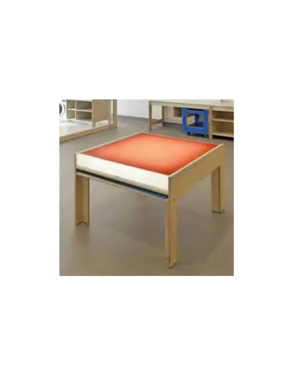 Tavolo luminoso multicolor alto cm.75x75x55h - USATO
