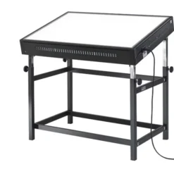 Tavolo luminoso regolabile per grafica - dimensione piano 130x85