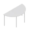 Tavolo mezzaluna 160x80x71H cm BIANCO