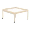 Tavolo per coding 130x130x53h con ruote