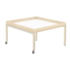 Tavolo per coding 130x130x53h con ruote