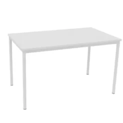 Tavolo rettangolare 160x80x59-79H cm color BIANCO