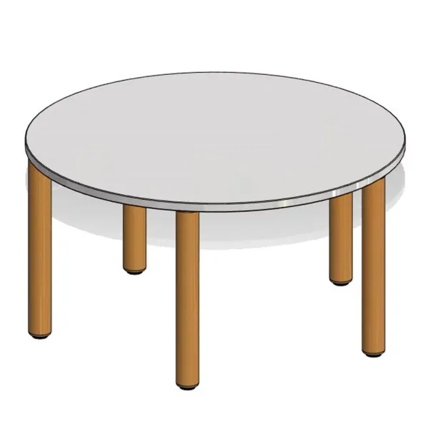 Tavolo rotondo 100x46H cm