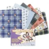Tessuti patchwork assortiti - 7 pezzi 25x20 cm
