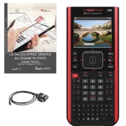 TI-Nspire CX CAS II-T + Software Teacher Premium 3Y Calcolatrice + Caricabatteria + LIBRO