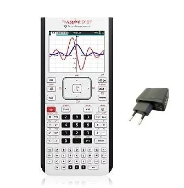 TI-Nspire CX II-T + Software Teacher Premium - Calcolatrice grafica con caricabatteria