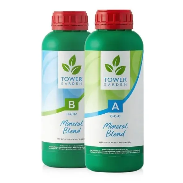 Tower Garden - Kit fertilizzanti A + B - Barattoli da 1L