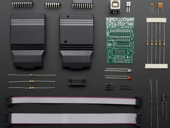 USBtinyISP AVR Programmer Kit (USB SpokePOV Dongle)