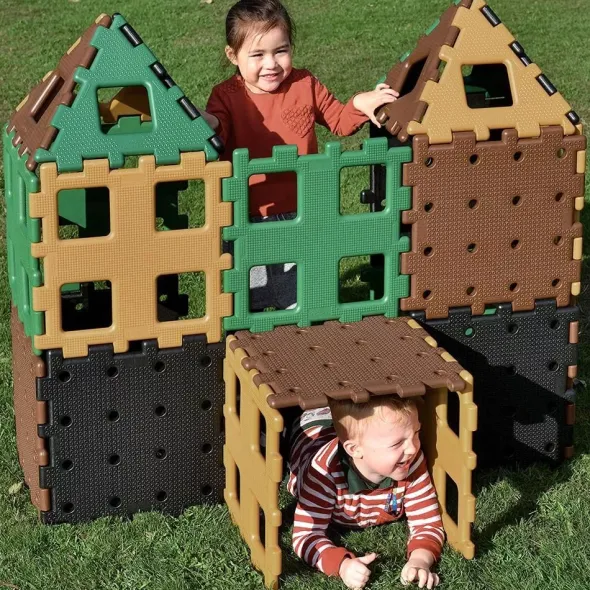 XL Polydron Natural Colours Set 2