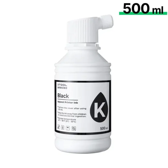 xTool Apparel Printer Consumabile Inchiostro Nero 500ml