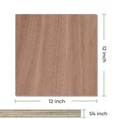 xTool Compensato Noce 30x30x0,3cm - 6pz